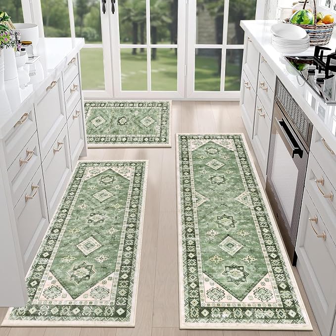 HEBE Boho Kitchen Rug Sets 3 Piece - Image 3