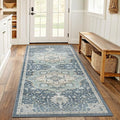 AMADA HOMEFURNISHING 2x5 Washable Runner Rug, Low-Profile Kitchen Rugs by AMADAHOMEFURNISHING