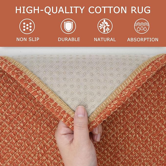 KOZYFLY Long Runners for Hallways 3x12 ft Washable Kitchen Runner Non Slip - Image 6