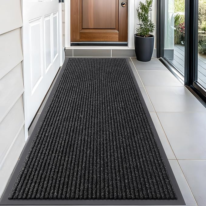 OLANLY Front Door Mat Indoor Outdoor Entrance, Waterproof Heavy Duty Doormat by OLANLY