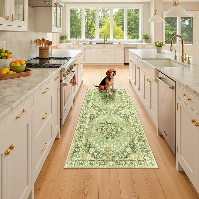 Area Rugs 2'x6' Runner Rug Non Slip Washable - Image 2