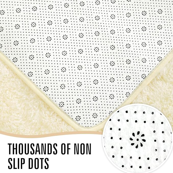 LOCHAS Ultra Soft Indoor Modern Area Rugs Fluffy Living Room Carpets - Image 4