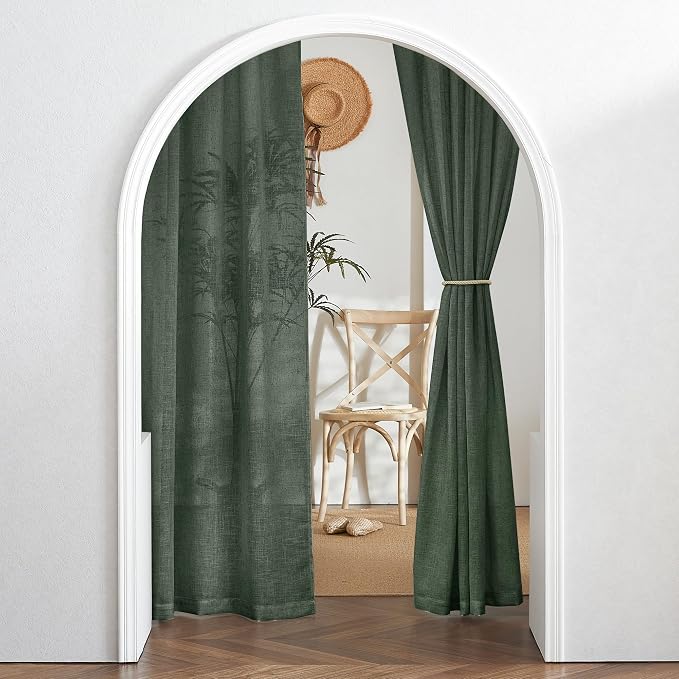 RYB HOME Linen Blended Curtains - Image 7