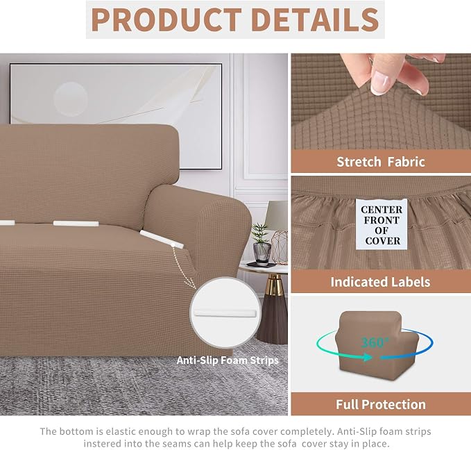 Easy-Going 100% Waterproof Chair Couch Cover, Dual Waterproof Sofa Cover - Image 4