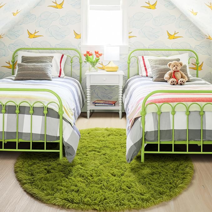 Grass Green Small Round Rug 3Ft - Image 8