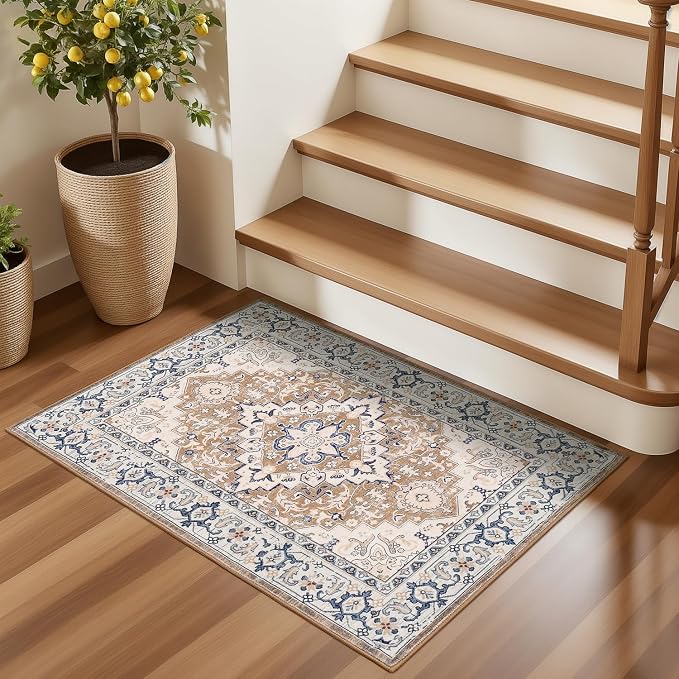 Lofus 2x3 Washable Rug for Entryway Bathroom, Non Slip Kitchen Mats for Floor - Image 5