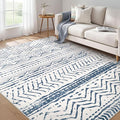 Nakagishi 5x7 Area Rug Living Room: Machine Washable Boho Large Neutral by NakagishiAreaRug