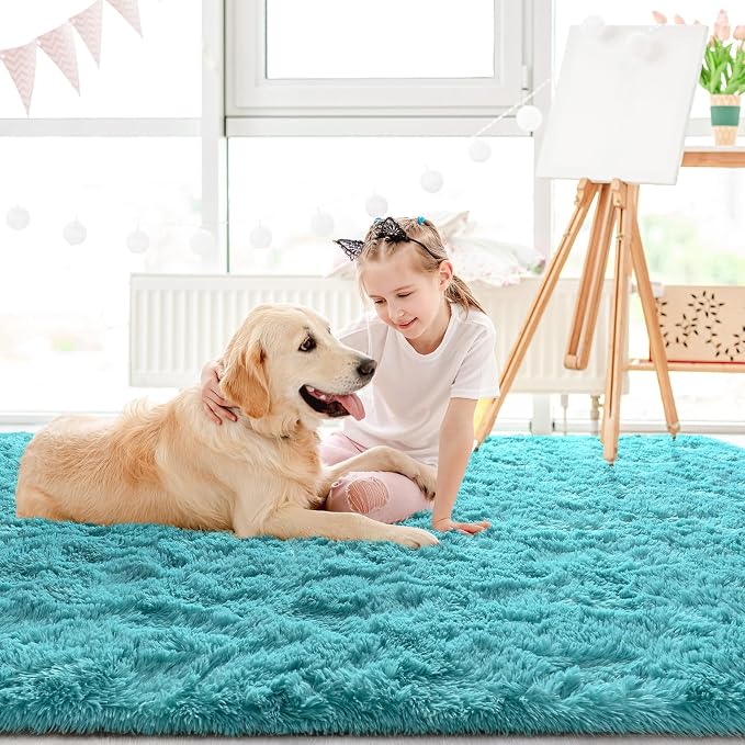LOCHAS Ultra Soft Indoor Modern Area Rugs Fluffy Living Room Carpets - Image 4