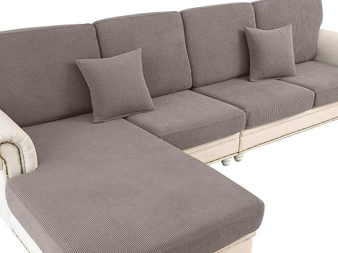 Couch Cushion Covers Seat Cushion Cover Stretch Couch Cover Separate Sectional by LA+MEACK