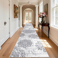 HEBE Hallway Runner Rug 3'x20' Washable Vintage Distressed Area Rugs Non Slip by HEBE