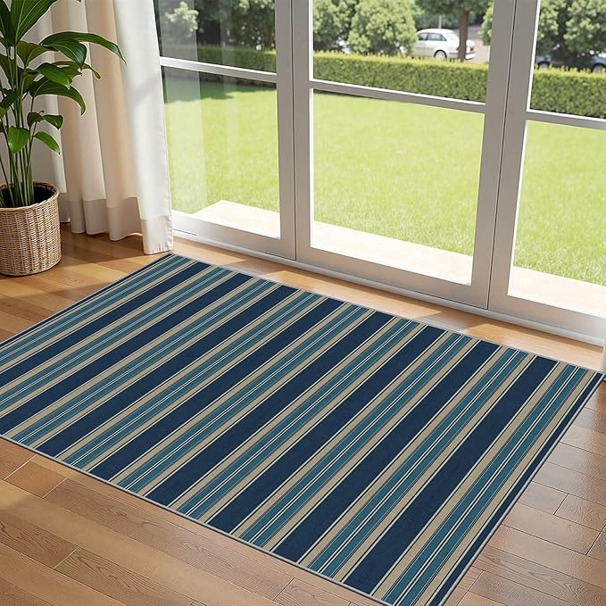 3x5 Striped Entry Rug by Othilic