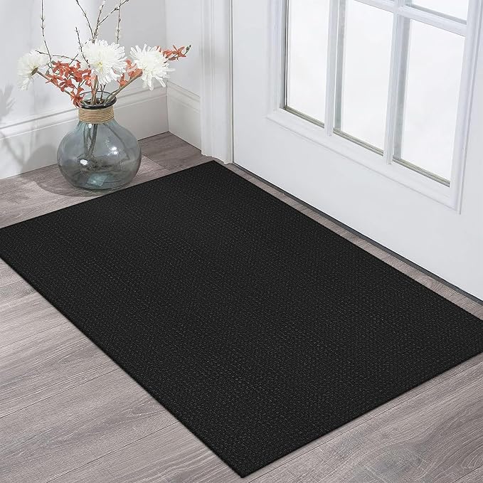 KOZYFLY Indoor Door Mat 2x3 ft Small Area Rugs Washable Front Door Mat Non Slip by KOZYFLY