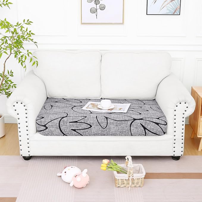 Smiry Printed Couch Cushion Covers, Stretch Soft Couch Covers - Image 5