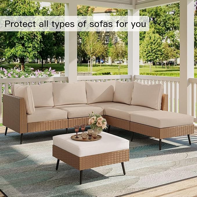 Outdoor Cushion Covers Set, Replacement - Image 4