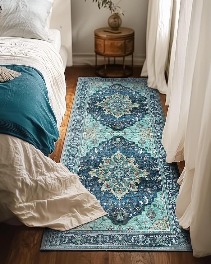Area Rugs 2'x6' Runner Rug Non Slip Washable - Image 2