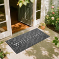 Yimobra Welcome Mat Outdoor Indoor, All-Season Waterproof Front Door Mat by Yimobra