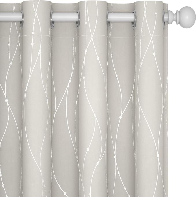 Deconovo Room Darkening Curtain, Thermal Insulated Noise Reducing Drapes by Deconovo