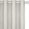 Deconovo Beige Curtains for Living Room, Thermal Insulated Soundproof Drapes by Deconovo