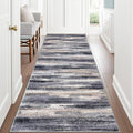 Lansny Modern Abstract Runner Rug 3x8 by lansny