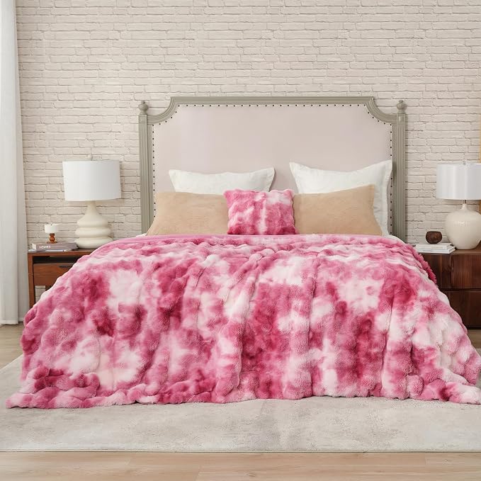 Cozy Bliss Faux Fur Throw Blanket - Image 4