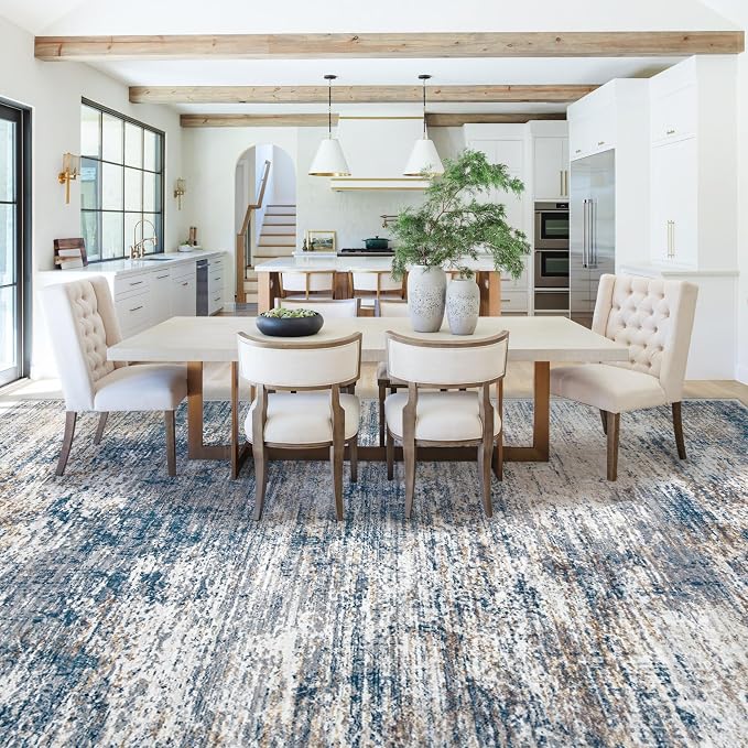 XLUEZ 10x14 Area Rugs for Living Room, Washable Modern Abstract Large Area Rug - Image 6