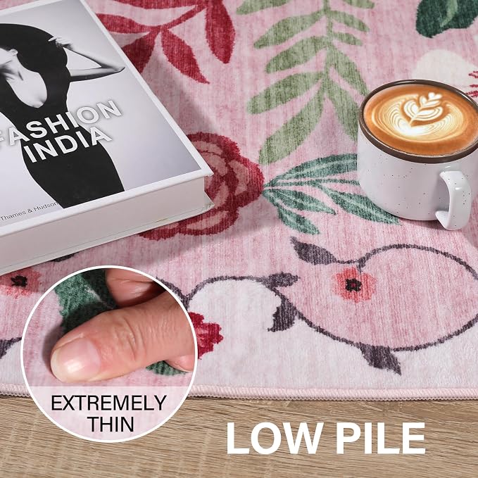 DUKINO 2x7 Runner Rug for Hallway, Washable Runner Rug Non Slip, Soft Indoor - Image 7