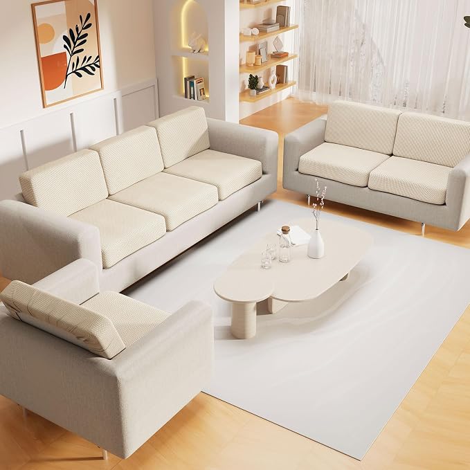 hyha Waterproof Couch Cushion Covers, Sectional Sofa Cushion Slipcovers L Shape - Image 7