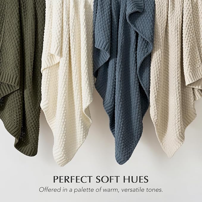 EVERGRACEHOME Chunky Chenille Knit Throw Blanket - Image 6