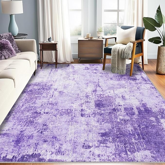 RELEANY Washable 8'x10' Abstract Area Rug by RELEANY