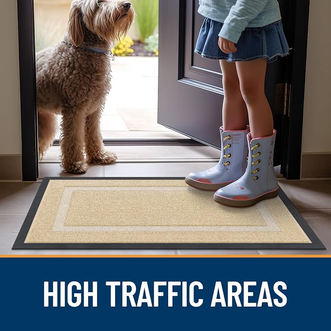 OLANLY Front Door Mat Indoor Outdoor Entrance, Waterproof All-Season, - Image 7