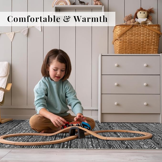 Moroccan Washable Hallway Runner Rug - Image 6