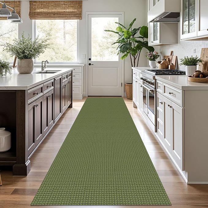 KOZYFLY Runners for Hallways 3x10 ft Washable Kitchen Runner Non Slip Rubber - Image 2