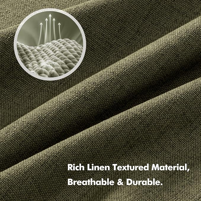 MIULEE 100% Blackout Linen Curtains - Image 3