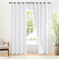 NICETOWN White Blackout 80 inch Curtains by NICETOWN