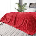 BEDELITE Fleece Blanket Queen Size – 3D Ribbed Jacquard Soft and Warm by BEDELITE