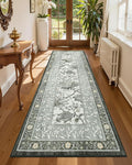GarveeHome Provence Fog 2.5 x 8 Washable Kitchen Runner Rugs Non Slip Vintage by GarveeHome