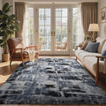 4x6 Ft Shag Rugs for Bedroom Living Room, Tie-Dyed Ultra Soft Fluffy Furry Area by Cuzwlovita