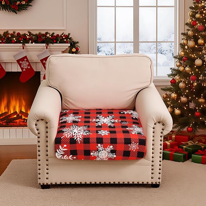 Smiry Printed Couch Cushion Covers, Stretch Soft Couch Covers - Image 5
