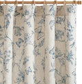 jinchan Floral Curtains Lined Linen Blend Curtain by JINCHAN