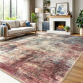 IOHOUZE Abstract Area Rugs 9x12 Ft Washable Large Rugs by iOhouze