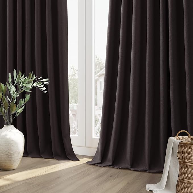 Guken 100% Blackout Curtains 102 Inch Length 2 Panels Set - Image 10