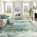 8x10 Area Rugs for Living Room, Washable Modern Abstract Large Area Rug Neutral by XLUEZ