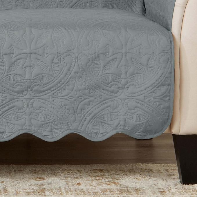 Great Bay Home Reversible Sofa Cover - Image 6