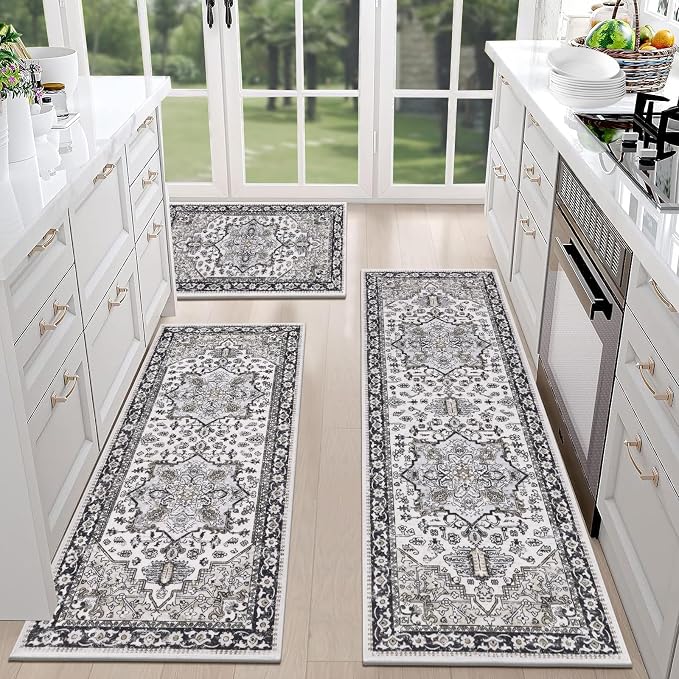 HEBE Boho Kitchen Rug Sets 3 Piece - Image 3