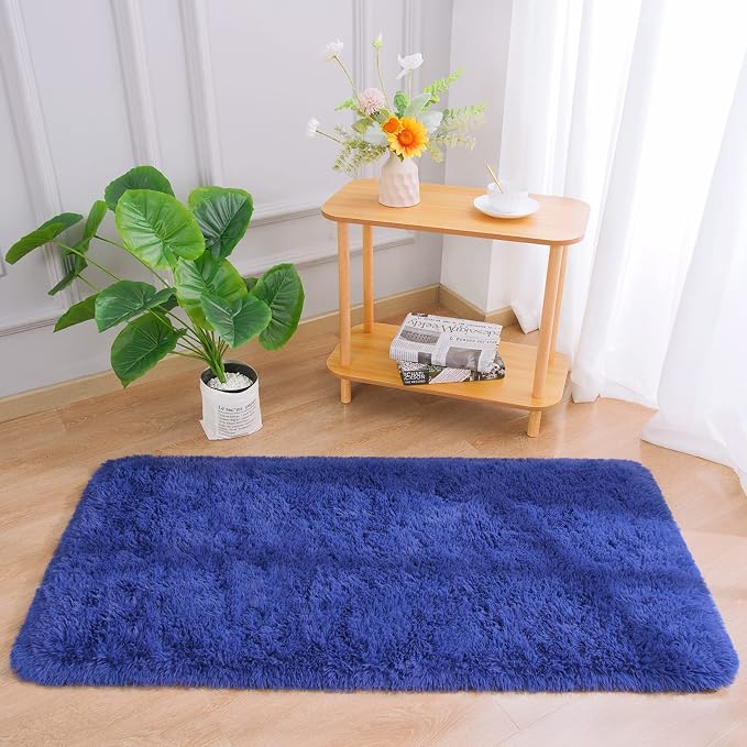 Chicrug Soft Runner Rug for Bedroom Living Room Plush Fluffy Rug 2x4 Feet - Image 2