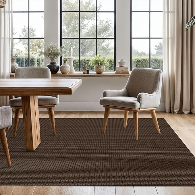 KOZYFLY Washable Area Rug 5x7 ft Rubber Backed Non Slip Rugs - Image 2