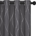 Deconovo Grey Blackout Curtains by Deconovo