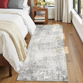 Washable Area Rugs 2'x6' Non-Slip Modern Abstract Soft by RELEANY