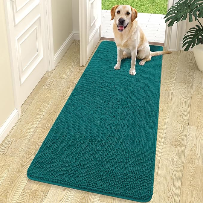 OLANLY Dog Door Mat for Muddy Paws 70x24, Absorbs Moisture and Dirt, Absorbent by OLANLY