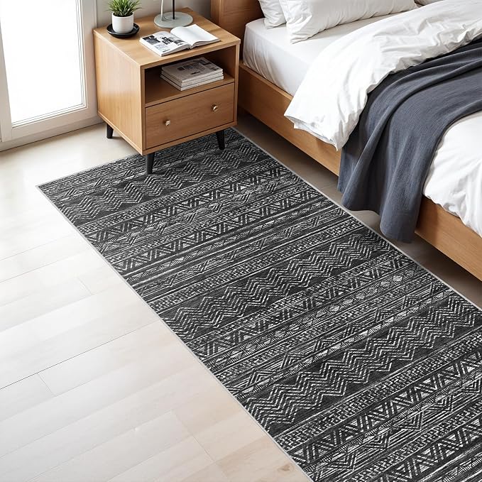 3x7 Washable Hallway Runner Rug - Image 5